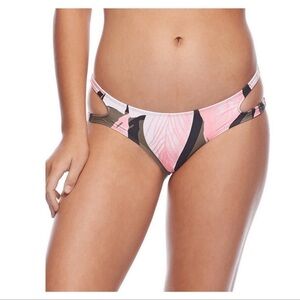 NEW Body Glove Cactus Fun Bikini Bottom Pink Green Size XS NWT